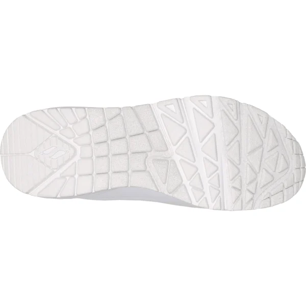 Skechers Sneaker Uno In White Durabuck-mesh Trim 5