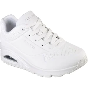 Skechers Sneaker Uno In White Durabuck-mesh Trim 16