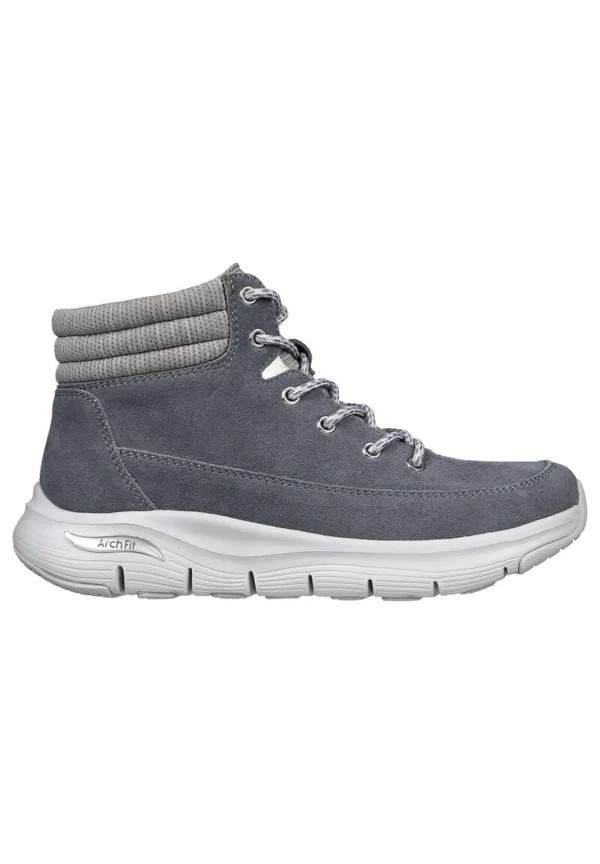 Skechers Stiefel Arch Fit Smooth COMFY CHILL In Grau 4